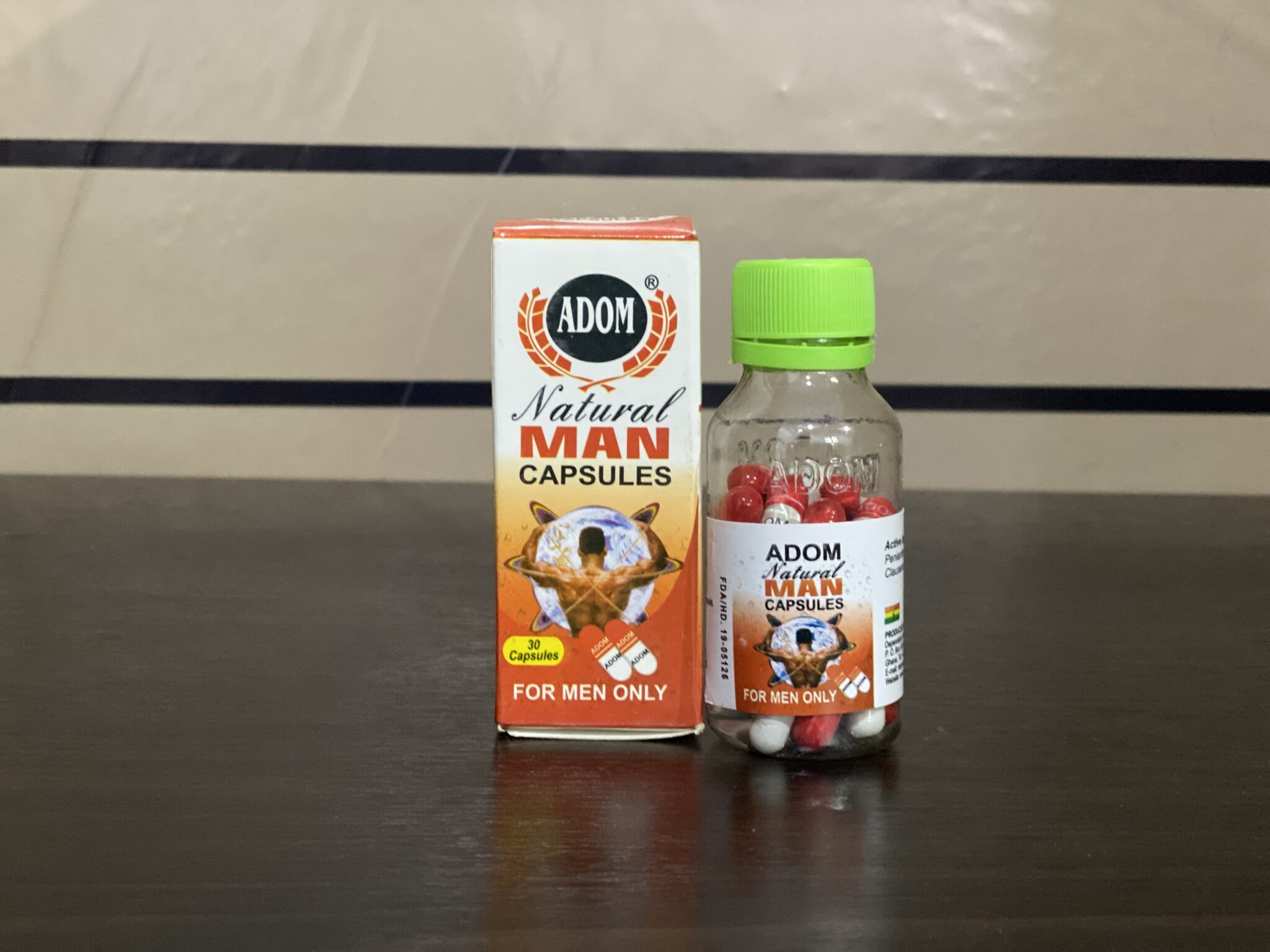 Adom Natural Man Capsule - Scab Pharmacy Limited