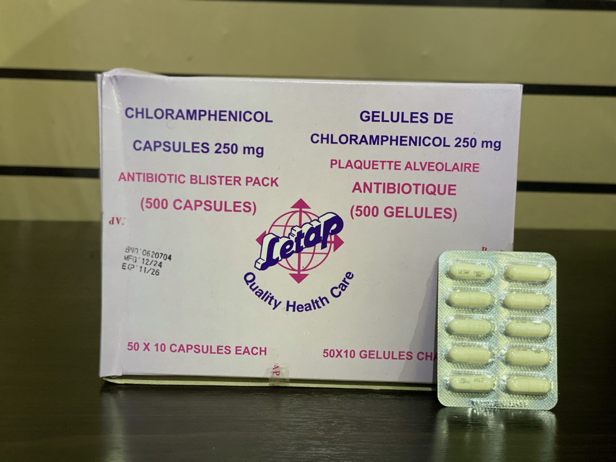 Chloramphenicol Capsules [Letap] - Scab Pharmacy Limited