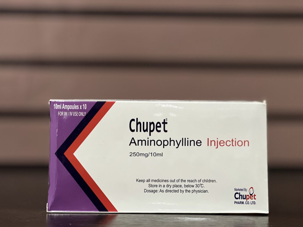 Aminophylline 250mg/10ml Injection - Scab Pharmacy Limited