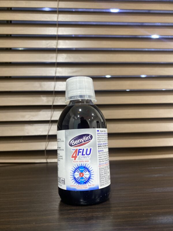 Benylin 4 Flu Syrup 200ml - Image 6