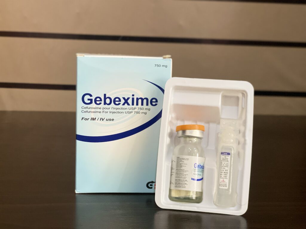 Gebexime 750mg Injection [Cefuroxime] - Scab Pharmacy Limited