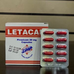 Piroxicam [Letacam]20mg
