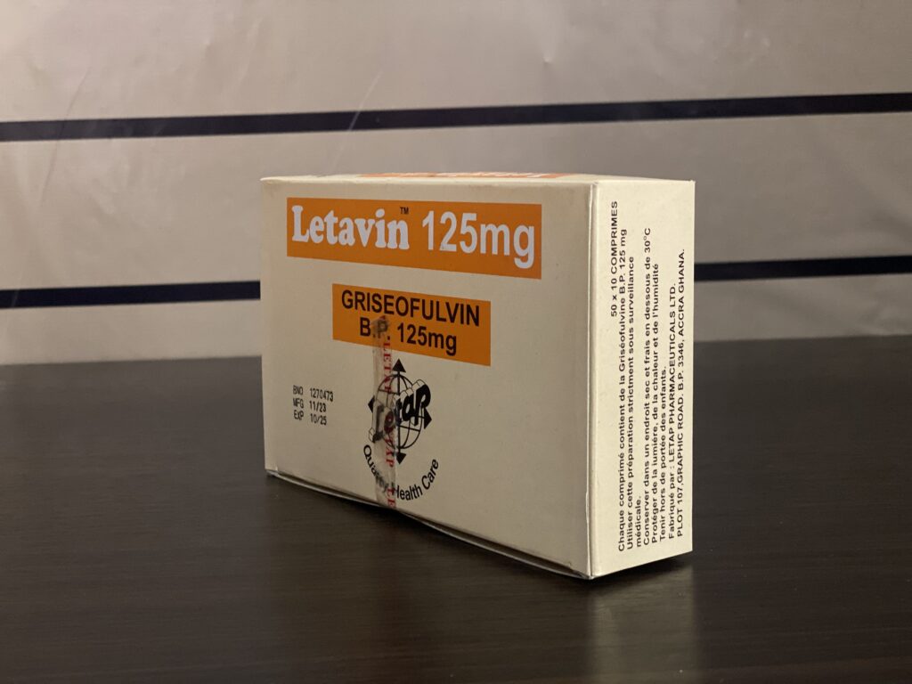 Griseofulvin Tablet [Letavin] - Scab Pharmacy Limited