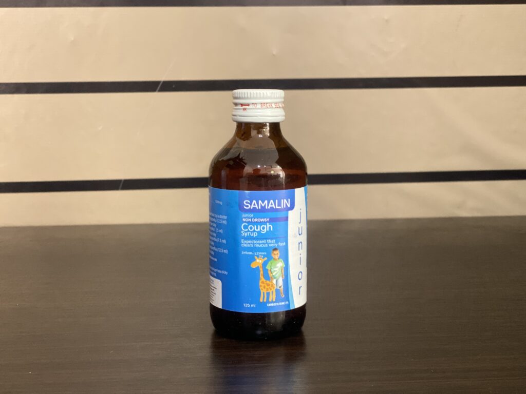 Samalin Samalin Jnr Non Drowsy 2% Cough Syrup - Scab Pharmacy Limited