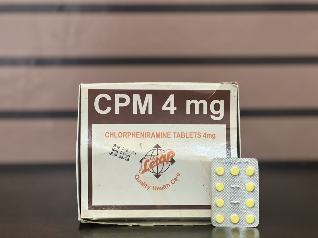 Piriton [Letap] 4mg Tablet CPM - Scab Pharmacy Limited