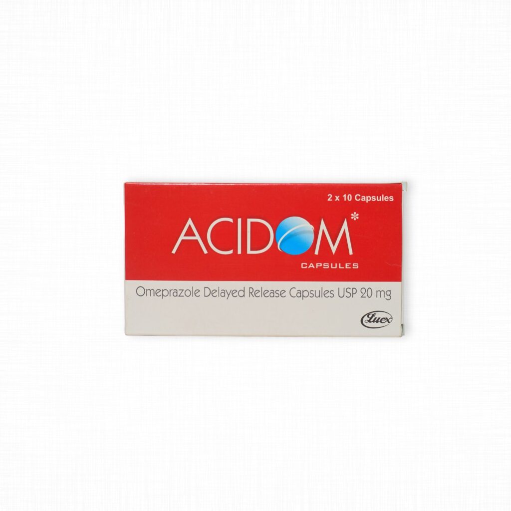Acidom Capsules - Scab Pharmacy Limited