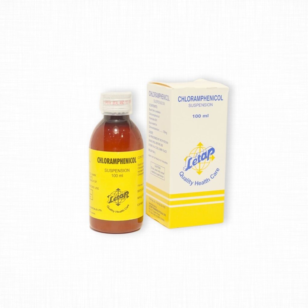 Chloramphenicol Suspension 100ml [Letap] - Scab Pharmacy Limited
