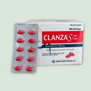 Clanza S 100mg [Aceclofenac] Capsules