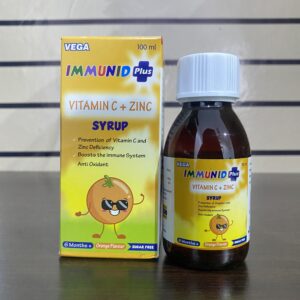 Immunid Plus Vitamin  C+Zinc Syr 100mls Vega