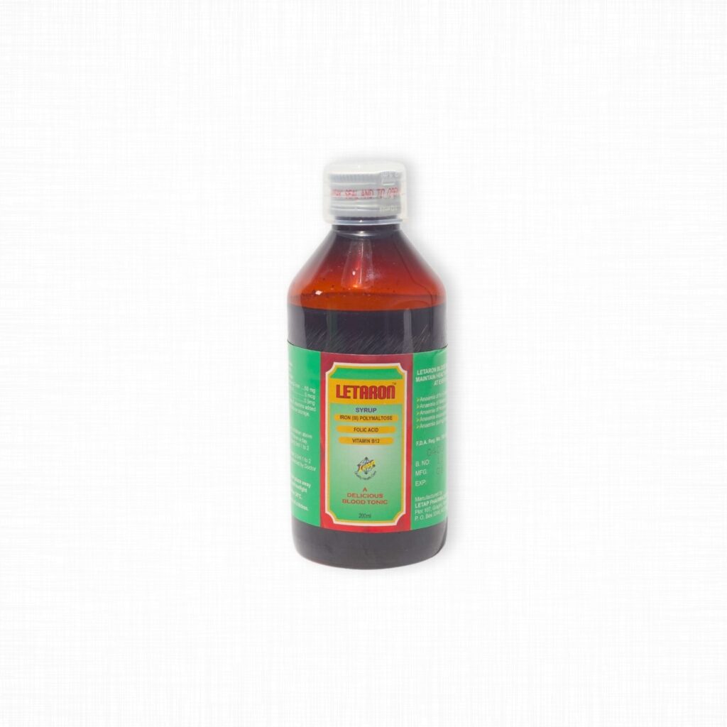 Letaron Syr Iron [III] Polymaltose - Scab Pharmacy Limited