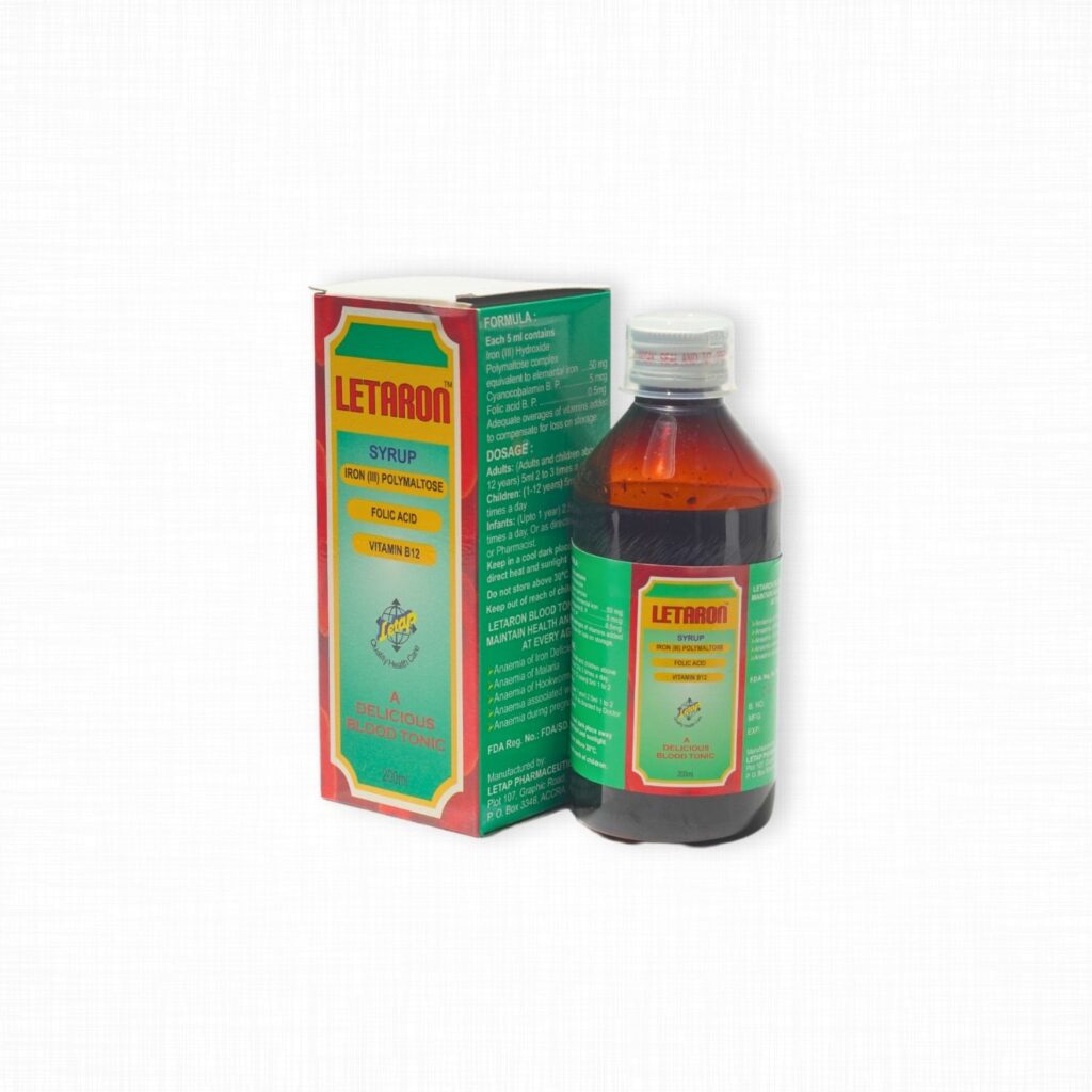 Letaron Syr Iron [III] Polymaltose - Scab Pharmacy Limited