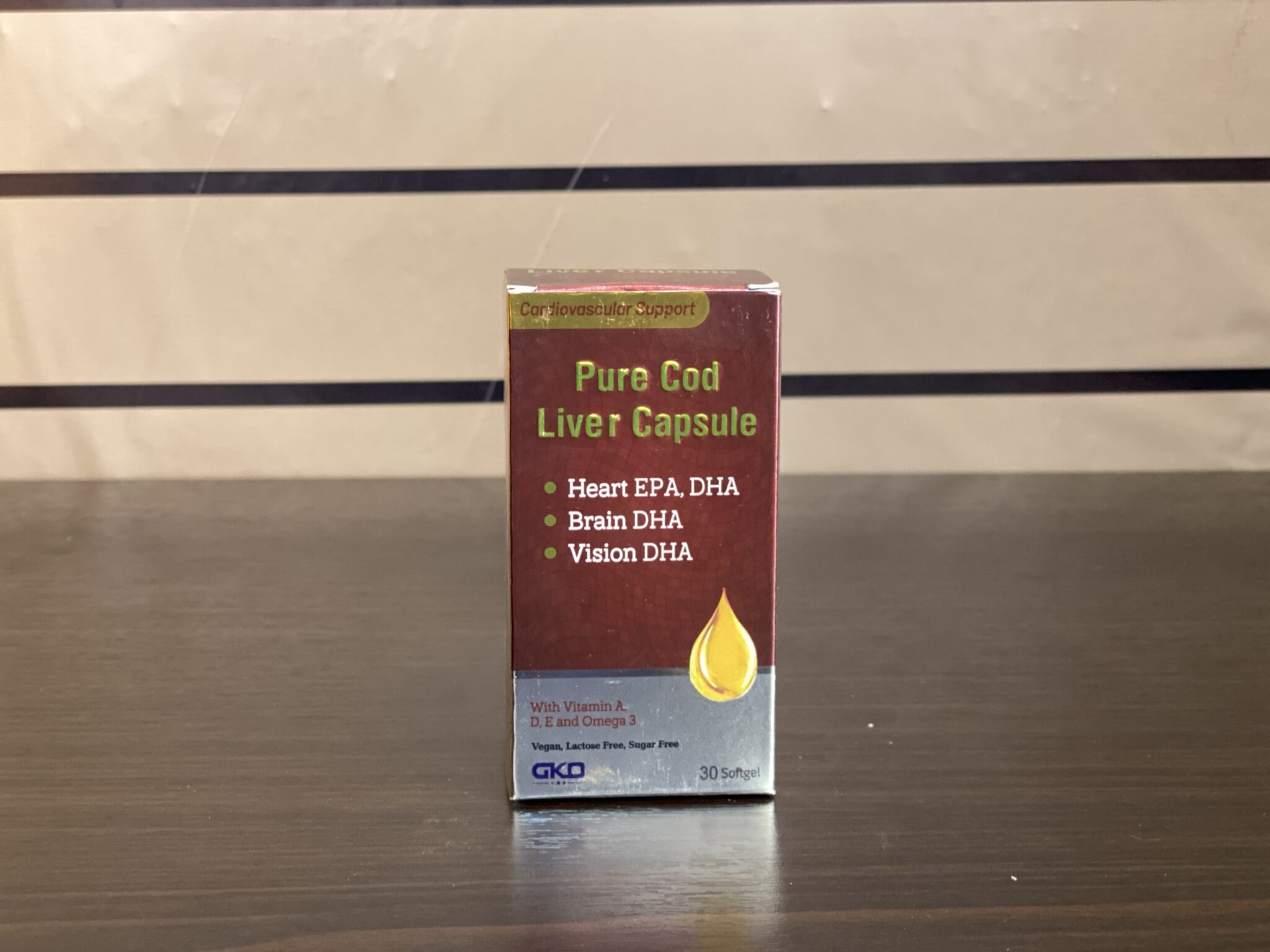 Pure Cod Liver Capsules [GKO] 30's - Scab Pharmacy Limited