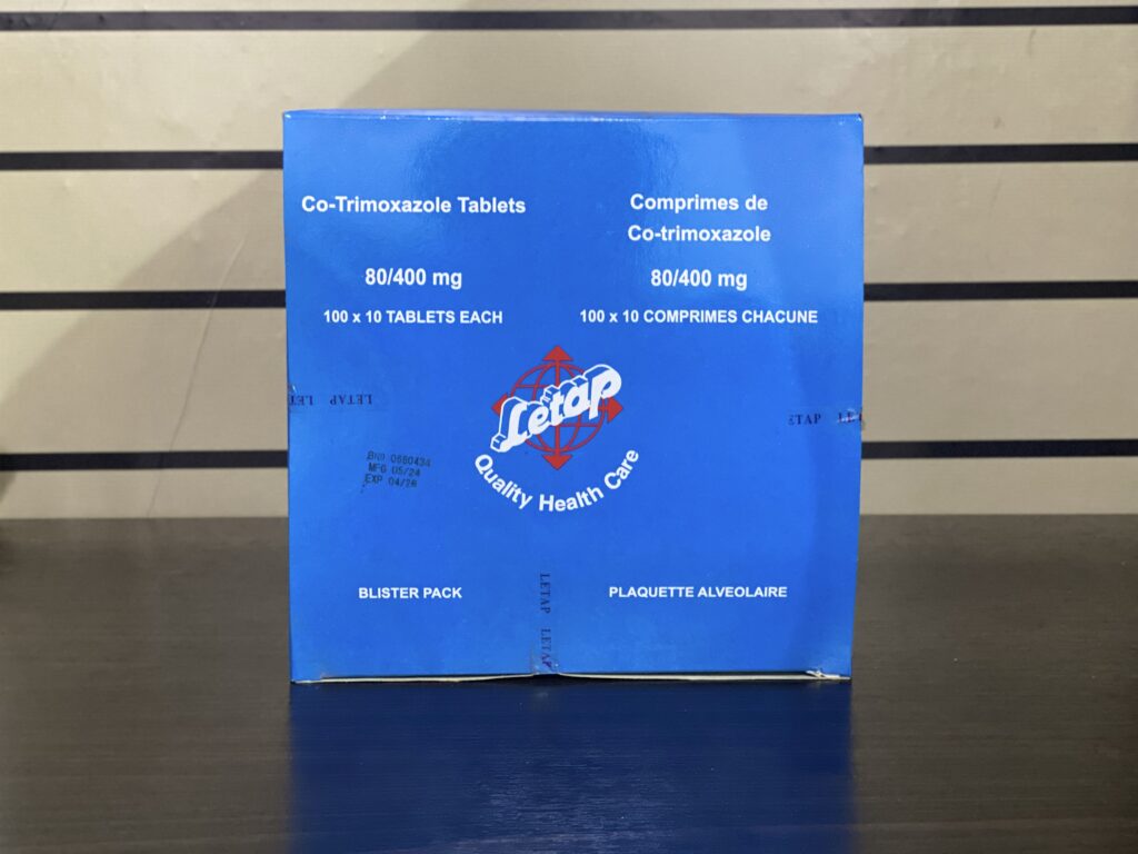 Co-Trimoxazole Tablets 80/400mg [Letap] - Scab Pharmacy Limited