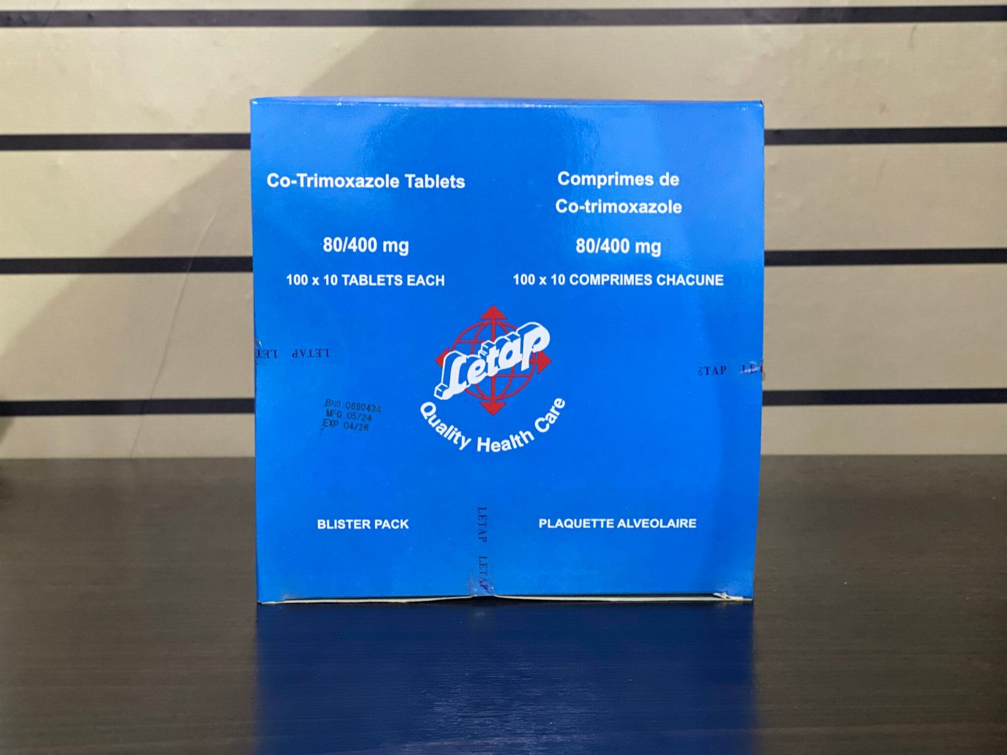 Co-Trimoxazole Tablets 80/400mg [Letap] - Scab Pharmacy Limited