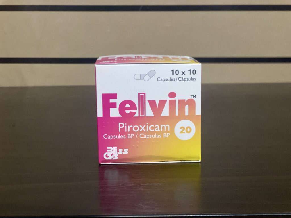 Felvin 20mg [Piroxicam] Tablet - Scab Pharmacy Limited