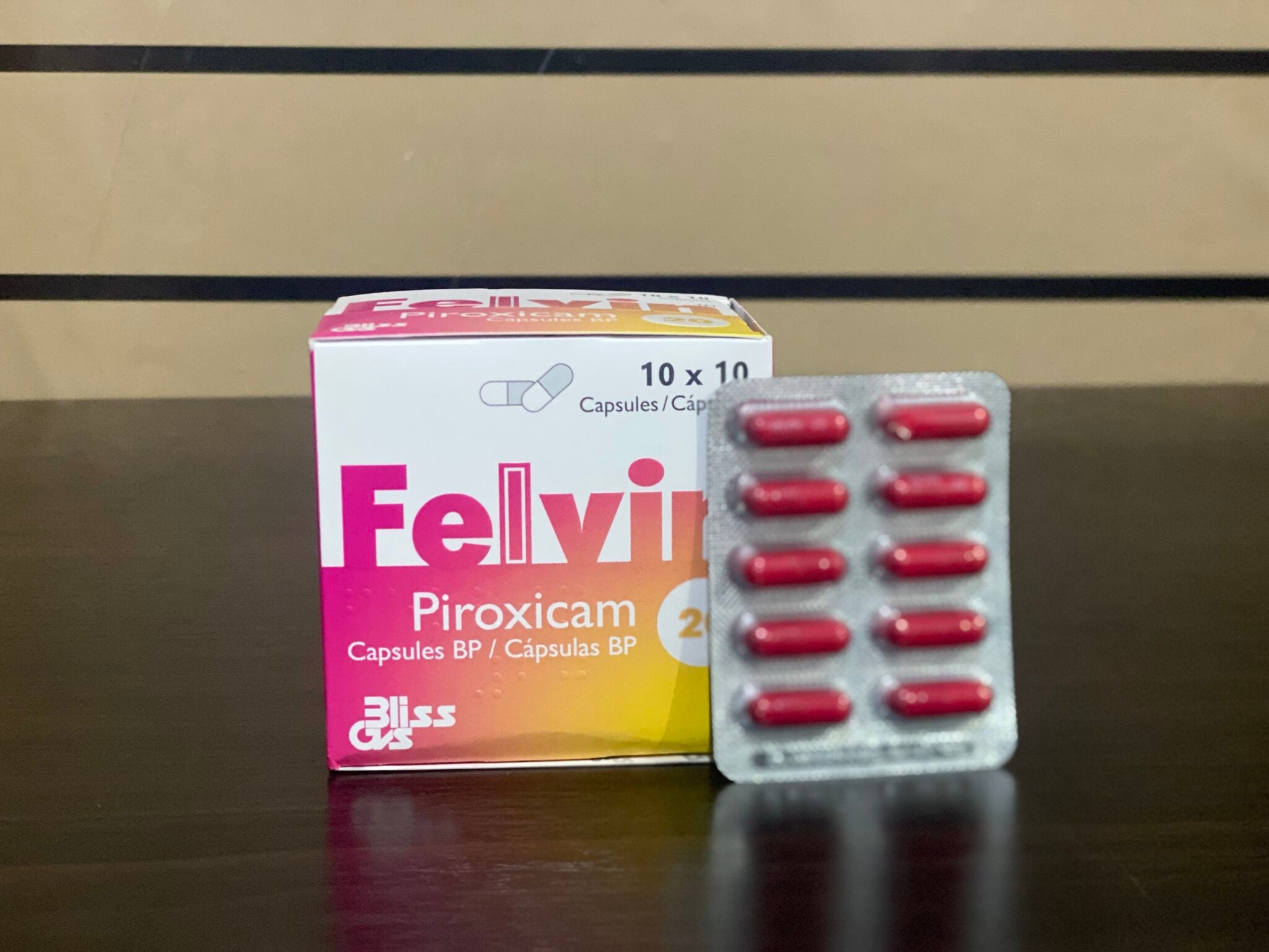 Felvin 20mg [Piroxicam] Tablet - Scab Pharmacy Limited