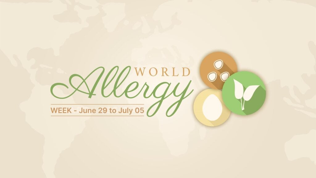 World Allergy Week - June 29 to July 05