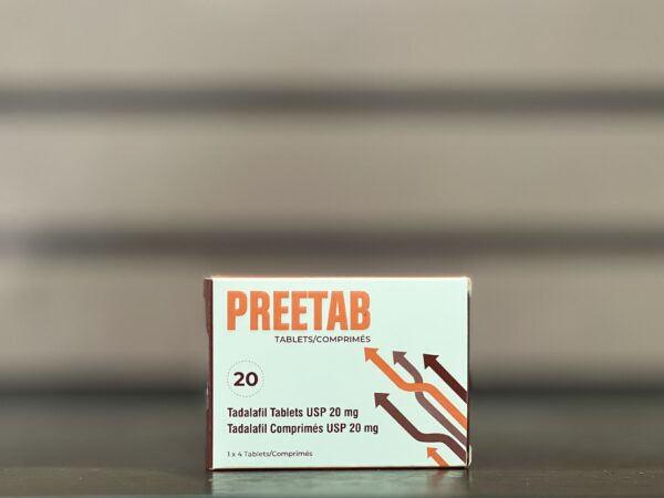 preetab tadalafil 20mg tablets