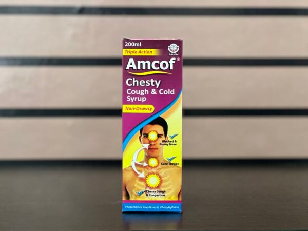 amcof chesty cough & cold syrup 200ml
