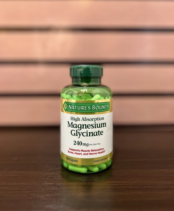 magnesium glycinate 240mg [nature's bounty]