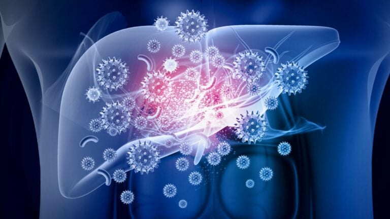 hepatitis infected liver